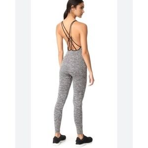 Free People Movement Chakra jumpsuit HEATHERED gray M/L